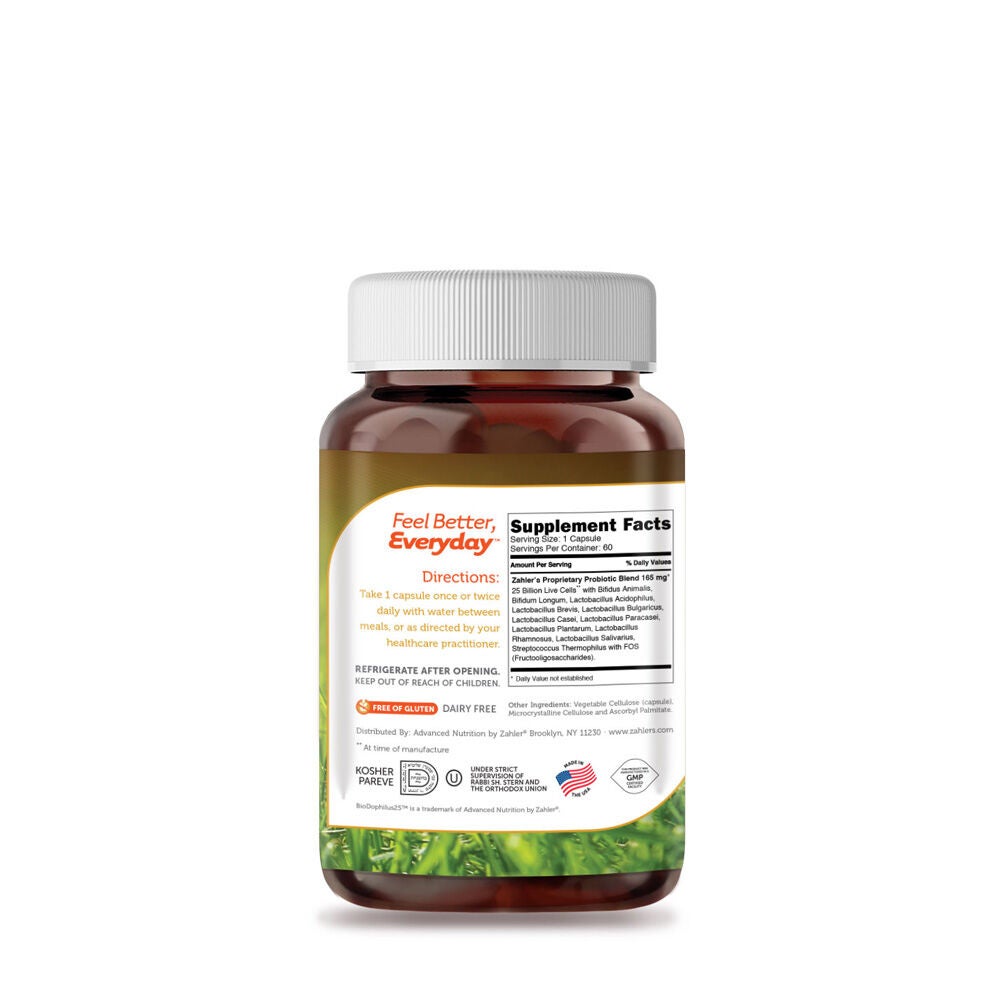 BioDophilus25&trade; - 60 Capsules (60 Servings)